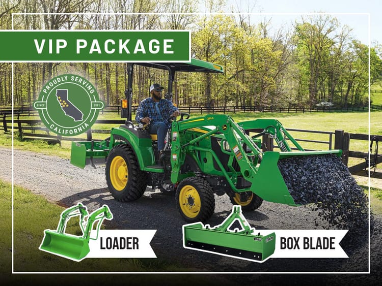 VIP Package – 2032R with Loader & Scraper